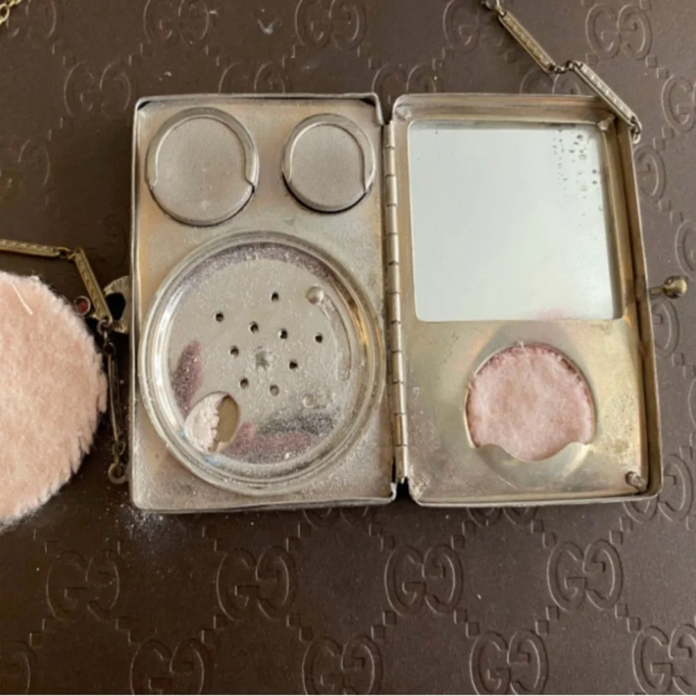 Vintage Flapper Art Deco Dance Makeup Compact Awesome! 🤩💋💃🏻